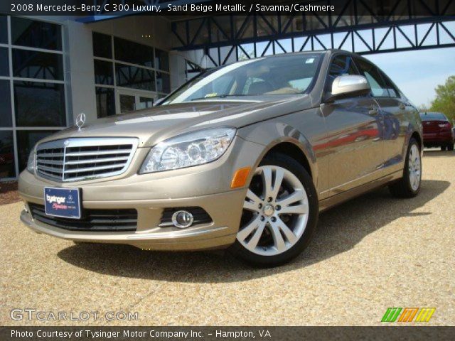 2008 Mercedes-Benz C 300 Luxury in Sand Beige Metallic