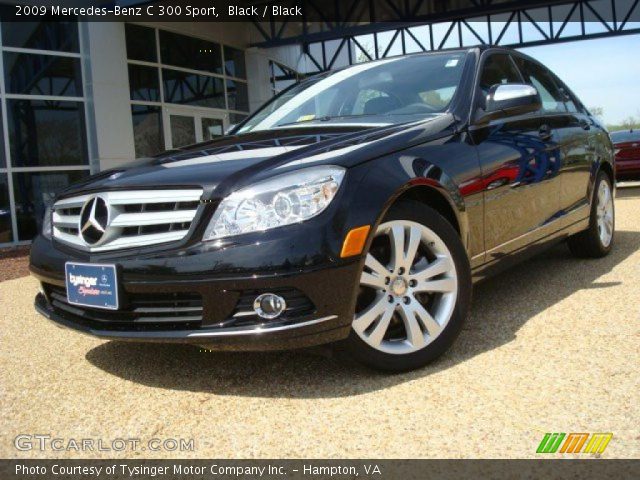 2009 Mercedes-Benz C 300 Sport in Black
