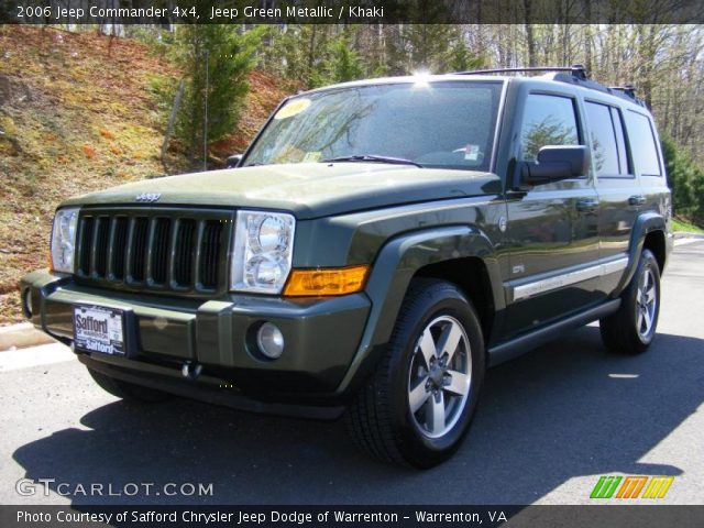2006 Jeep Commander 4x4 in Jeep Green Metallic