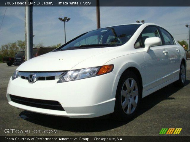 2006 Honda civic lx white