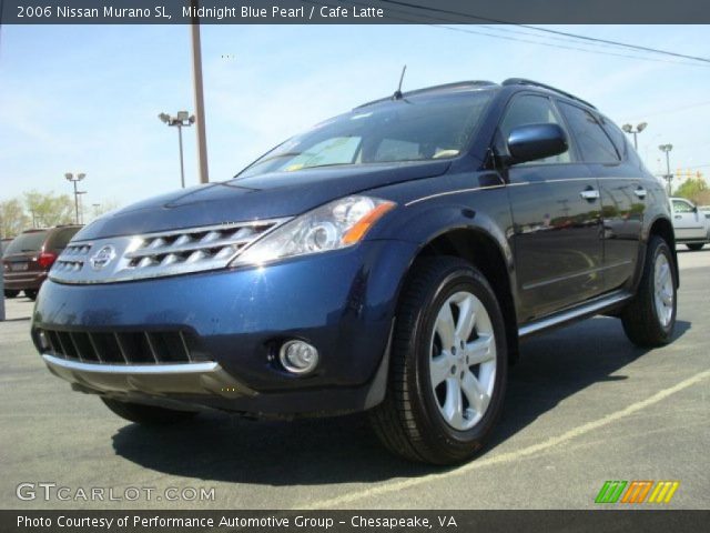 2006 Nissan Murano SL in Midnight Blue Pearl