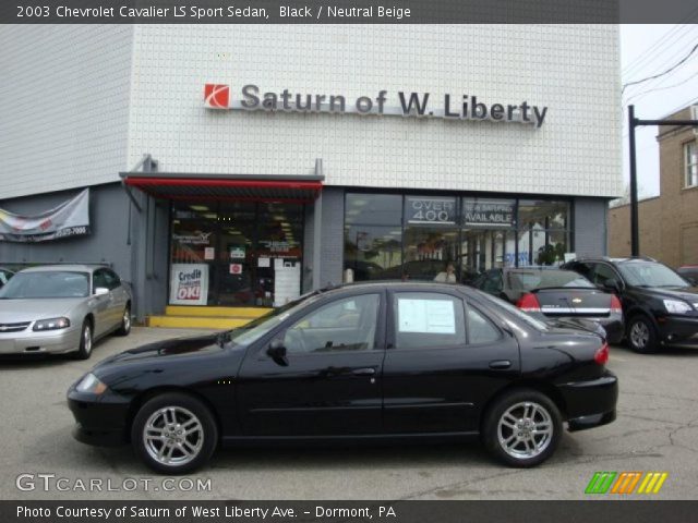 2003 Chevrolet Cavalier LS Sport Sedan in Black