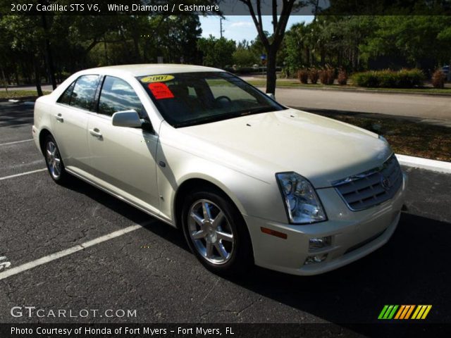 2007 Cadillac STS V6 in White Diamond