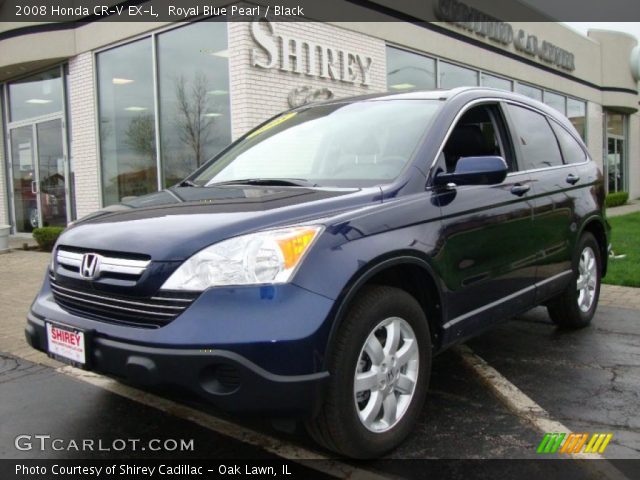 2008 Honda CR-V EX-L in Royal Blue Pearl