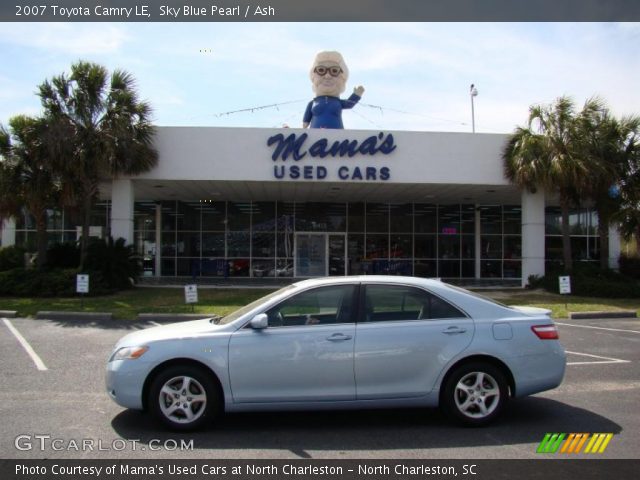 2007 Toyota Camry LE in Sky Blue Pearl