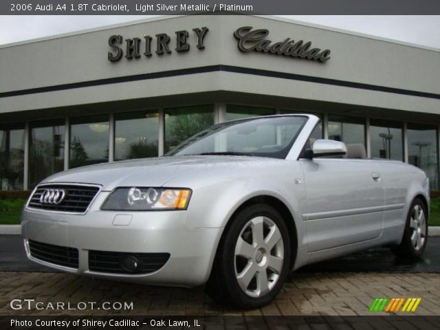 2006 Audi A4 1.8T Cabriolet in Light Silver Metallic