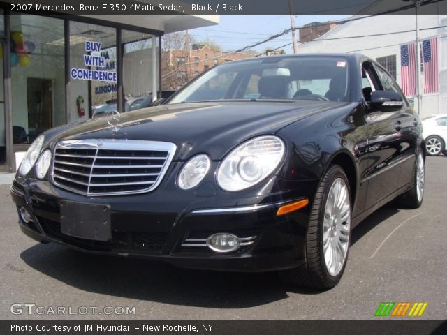 2007 Mercedes-Benz E 350 4Matic Sedan in Black