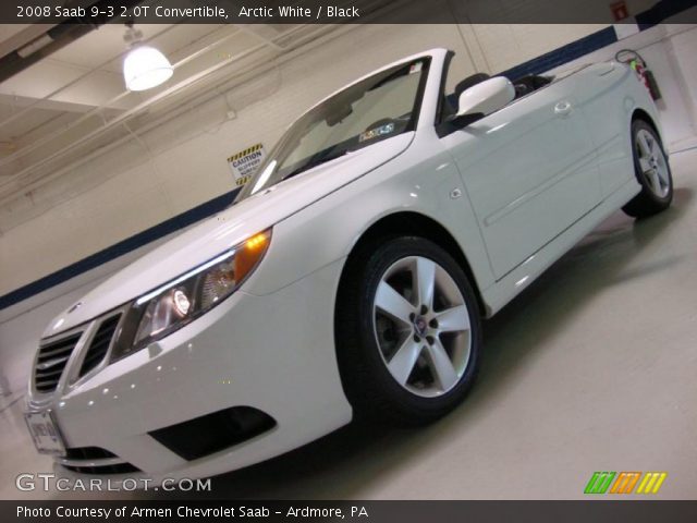2008 Saab 9-3 2.0T Convertible in Arctic White
