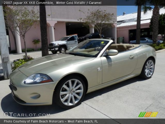 2007 Jaguar XK XK8 Convertible in Winter Gold Metallic