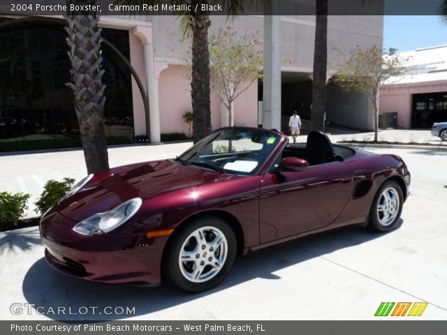 2004 Porsche Boxster  in Carmon Red Metallic