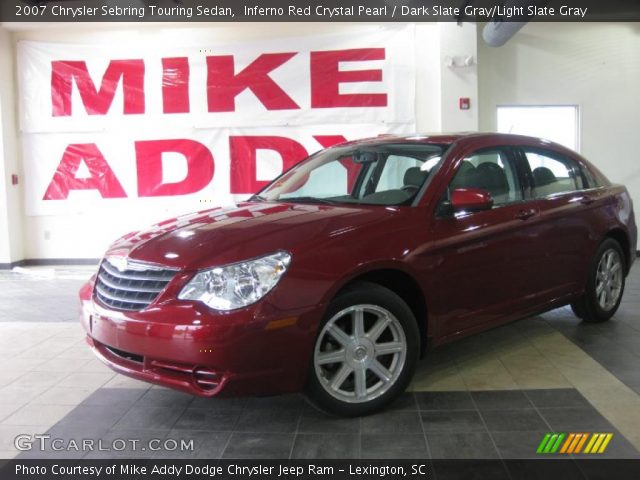 2007 Chrysler Sebring Touring Sedan in Inferno Red Crystal Pearl