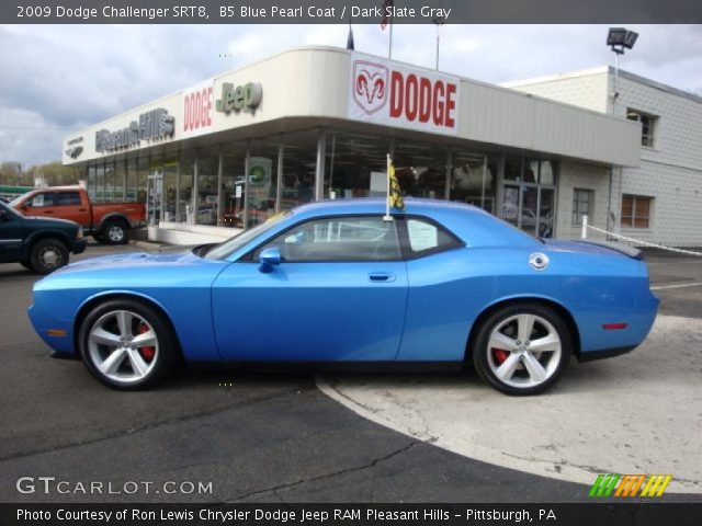 2009 Dodge Challenger SRT8 in B5 Blue Pearl Coat