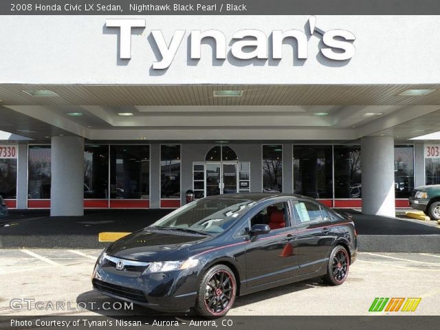 2008 Honda Civic LX Sedan in Nighthawk Black Pearl