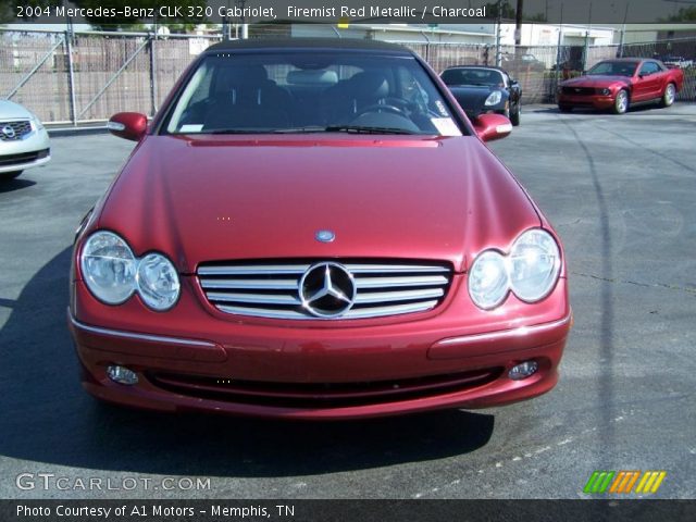 2004 Mercedes-Benz CLK 320 Cabriolet in Firemist Red Metallic