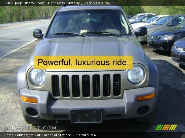 2004 Jeep Liberty Sport in Light Khaki Metallic