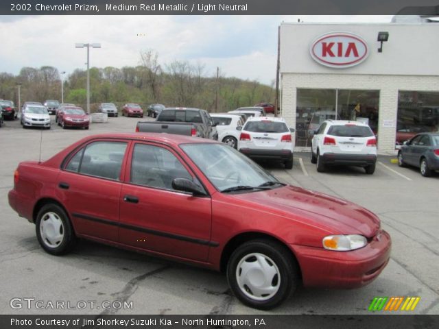 2002 Chevrolet Prizm  in Medium Red Metallic