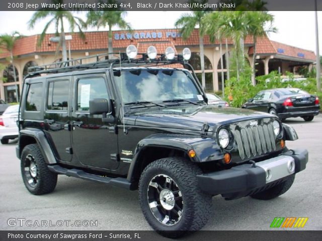 2008 Jeep Wrangler Unlimited Sahara 4x4 in Black