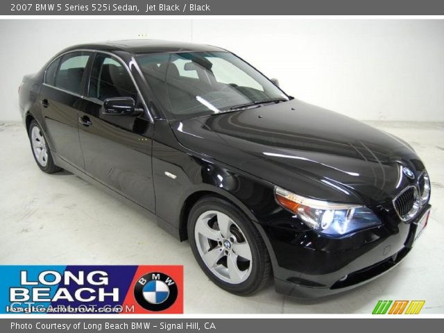 2007 BMW 5 Series 525i Sedan in Jet Black