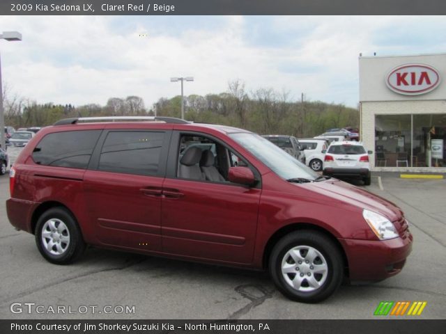 2009 Kia Sedona LX in Claret Red