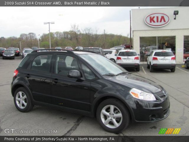 2009 Suzuki SX4 Crossover AWD in Black Pearl Metallic