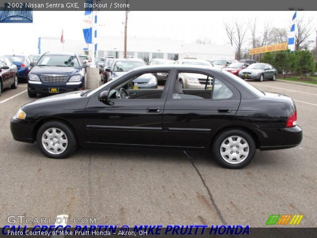 2002 Nissan Sentra GXE in Blackout