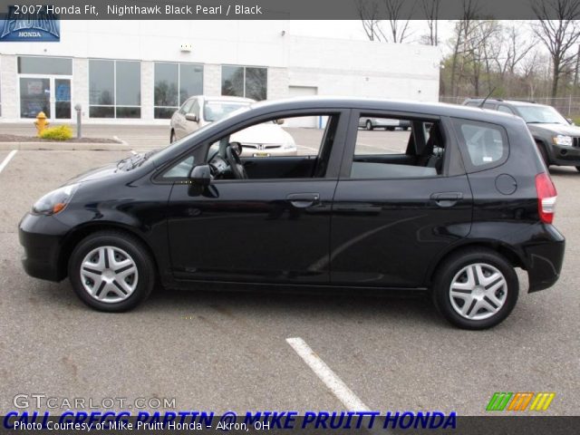 2007 Honda Fit  in Nighthawk Black Pearl