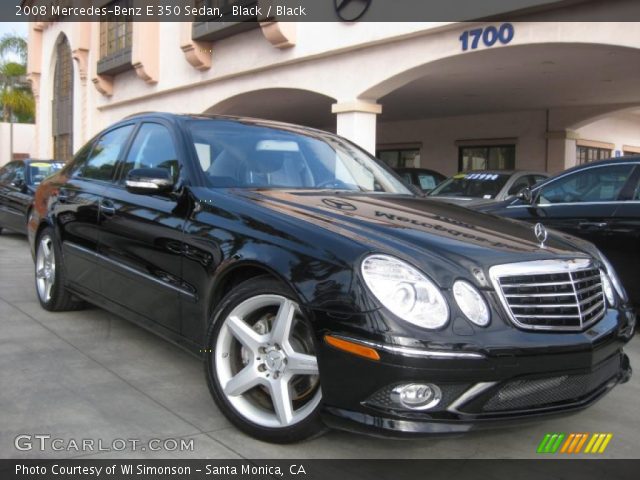 2008 Mercedes-Benz E 350 Sedan in Black