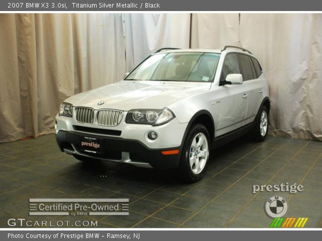2007 BMW X3 3.0si in Titanium Silver Metallic