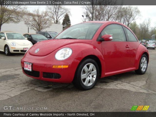 2007 Volkswagen New Beetle 2.5 Coupe in Salsa Red