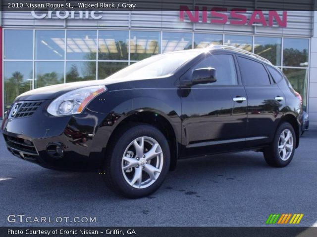 2010 Nissan Rogue SL in Wicked Black