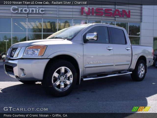 2010 Nissan Titan LE Crew Cab in Radiant Silver