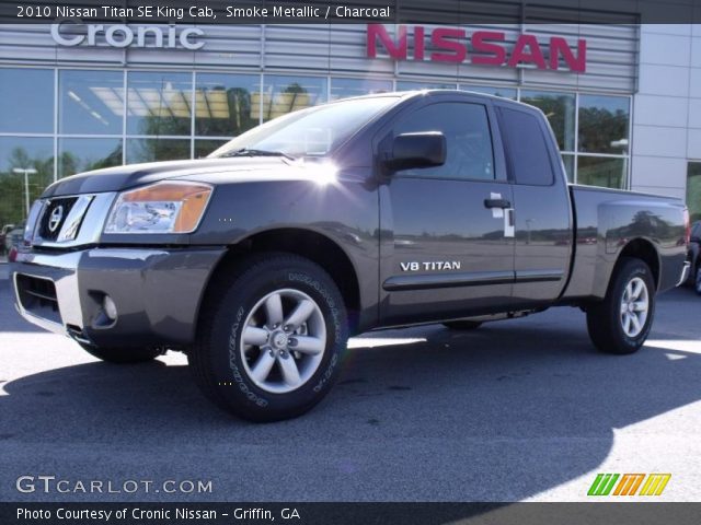 2010 Nissan Titan SE King Cab in Smoke Metallic