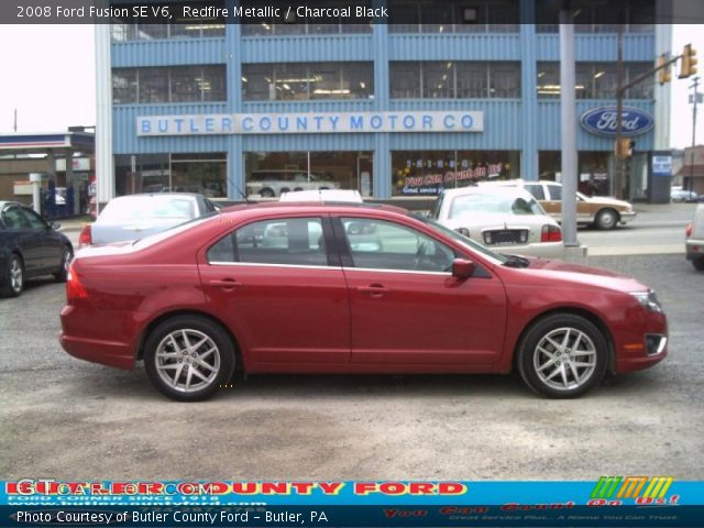 2008 Ford Fusion SE V6 in Redfire Metallic