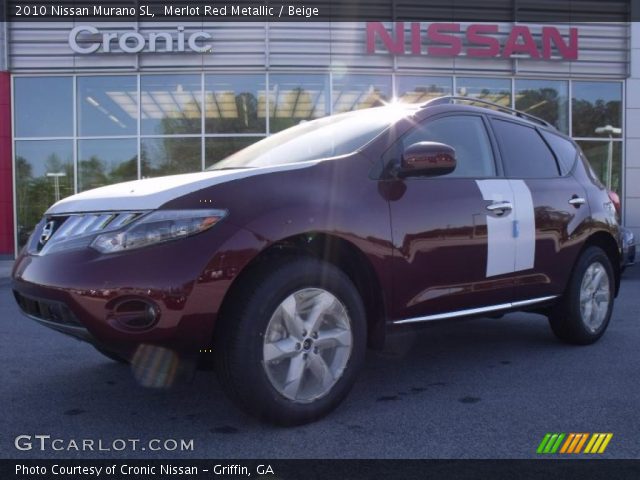 2010 Nissan Murano SL in Merlot Red Metallic
