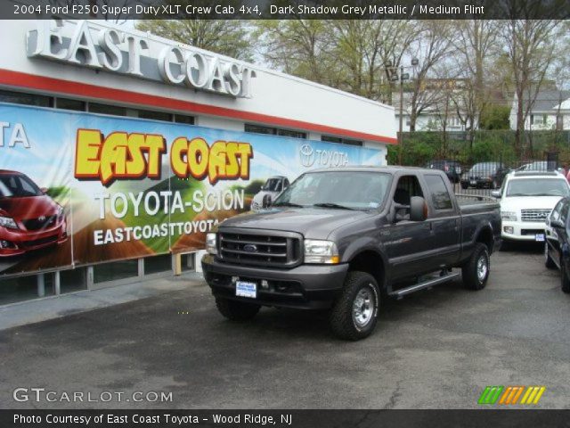 2004 Ford F250 Super Duty XLT Crew Cab 4x4 in Dark Shadow Grey Metallic