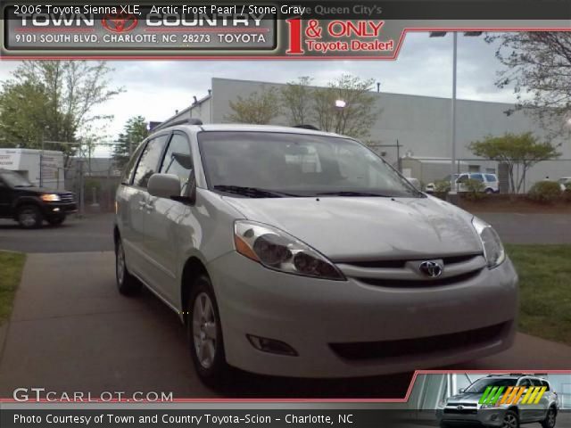 2006 Toyota Sienna XLE in Arctic Frost Pearl
