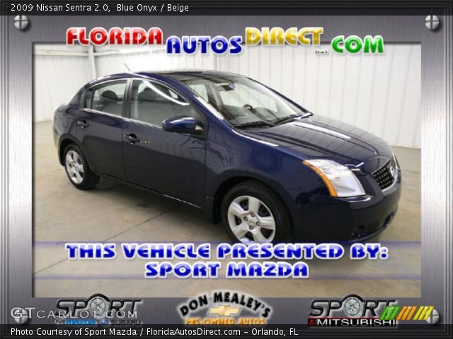 2009 Nissan Sentra 2.0 in Blue Onyx