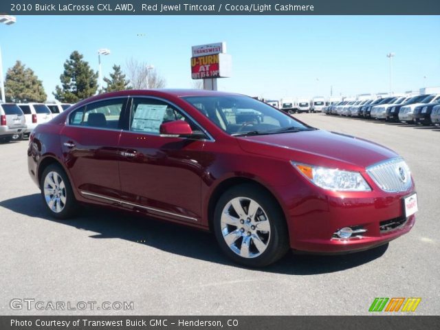 2010 Buick LaCrosse CXL AWD in Red Jewel Tintcoat
