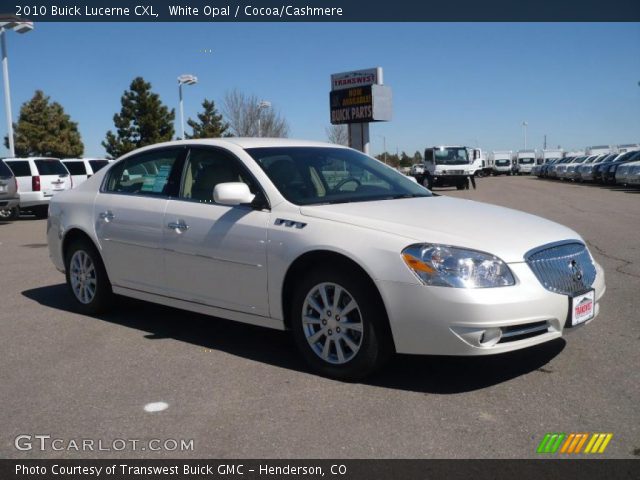 2010 Buick Lucerne CXL in White Opal