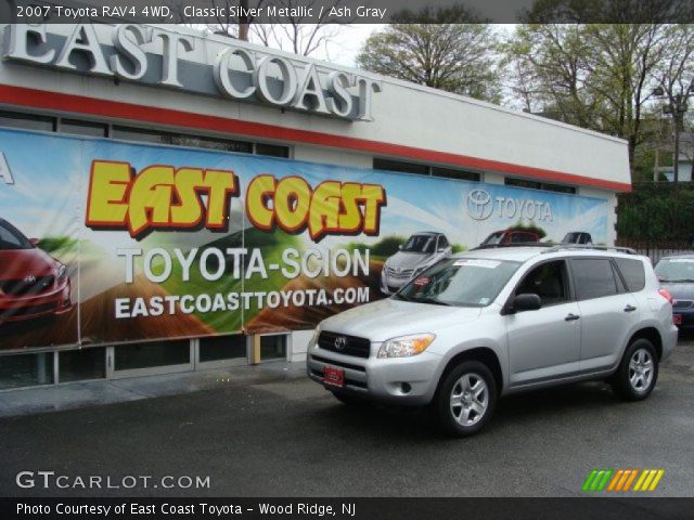 2007 Toyota RAV4 4WD in Classic Silver Metallic