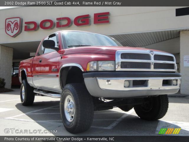 2002 Dodge Ram 2500 SLT Quad Cab 4x4 in Flame Red