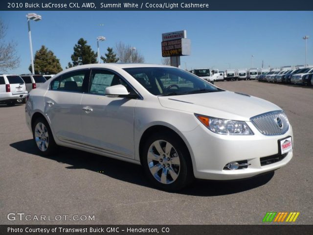 2010 Buick LaCrosse CXL AWD in Summit White