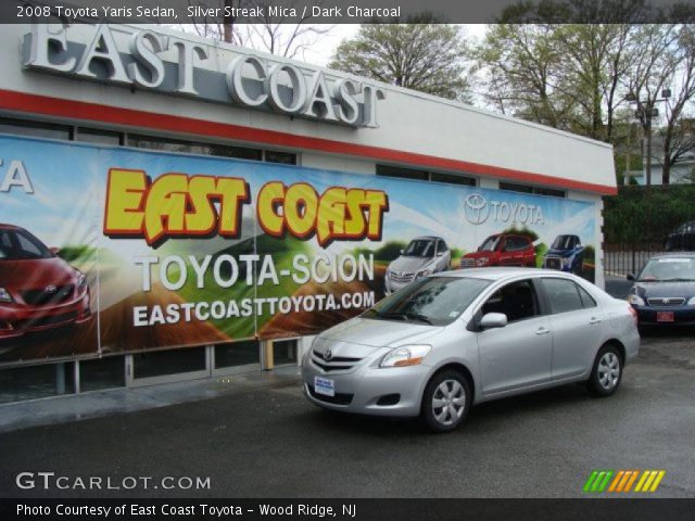 2008 Toyota Yaris Sedan in Silver Streak Mica