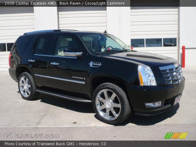 2008 Cadillac Escalade AWD in Black Raven