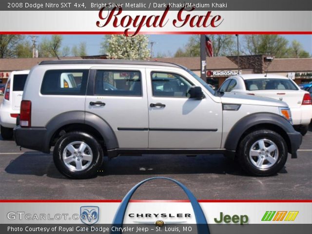 2008 Dodge Nitro SXT 4x4 in Bright Silver Metallic