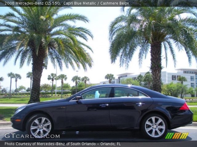 2008 Mercedes-Benz CLS 550 in Capri Blue Metallic