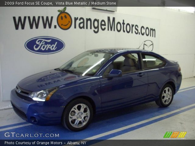 2009 Ford Focus SE Coupe in Vista Blue Metallic