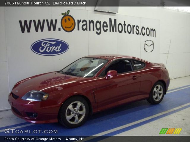 2006 Hyundai Tiburon GS in Electric Red