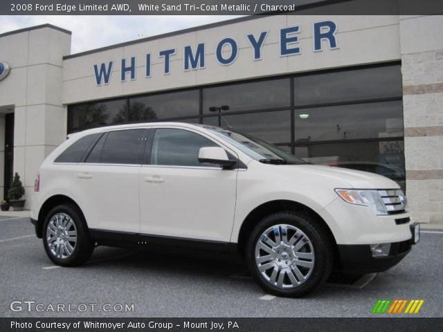 2008 Ford Edge Limited AWD in White Sand Tri-Coat Metallic