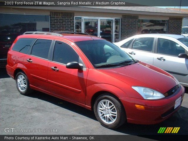 2003 Ford Focus ZTW Wagon in Sangria Red Metallic